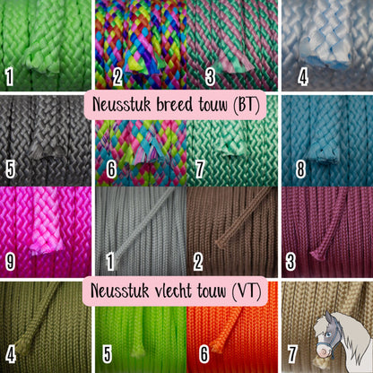 Gestalte dein eigenes! - Het Paardenatelier - Seilhalfter/Reithalfter (Set)