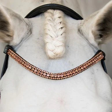 Lumiere - Rose Gold Crystal Browband (also in brown!)