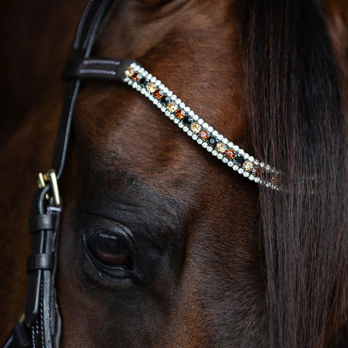 Lumiere/ Lumi Pony - Amber Crystal browband (also in brown!)