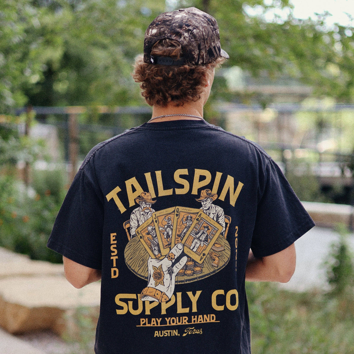 Tailspin - Play Your Hand T-shirt unisex