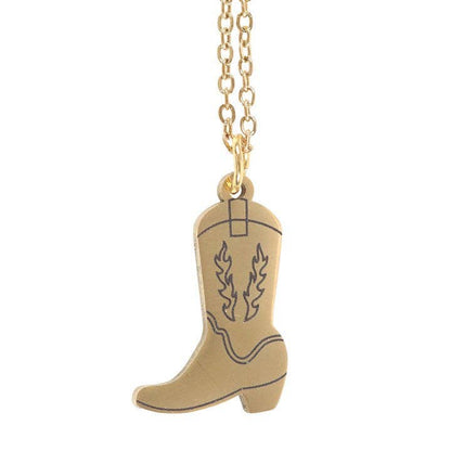 Something Different - Cowboystiefel-Kette auf Grußkarte  