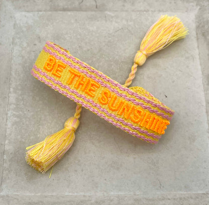 Parsley & Pepper - Be The Sunshine armband geel/ oranje