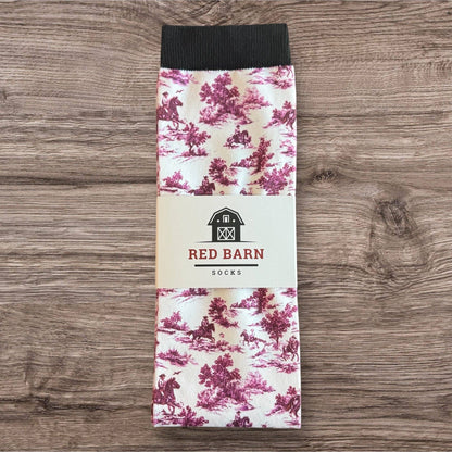 Red Barn - Laarzen sokken Trailside Tales rijsokken