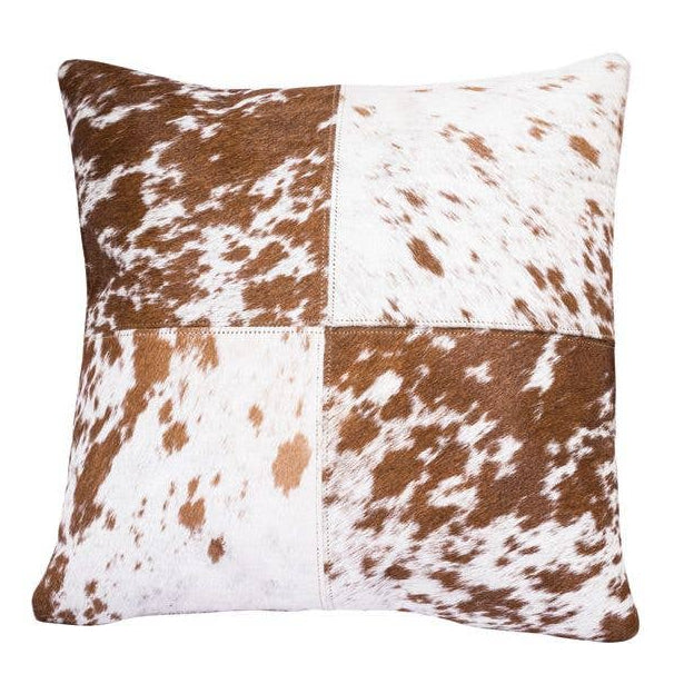 Myra Bag - Dapple Brown Kussenhoes hair-on leer