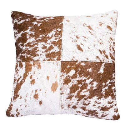 Myra Bag - Dapple Brown Kussenhoes hair-on leer