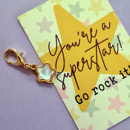 FMH - Lucky Charm Bridle Charm Star Pastel