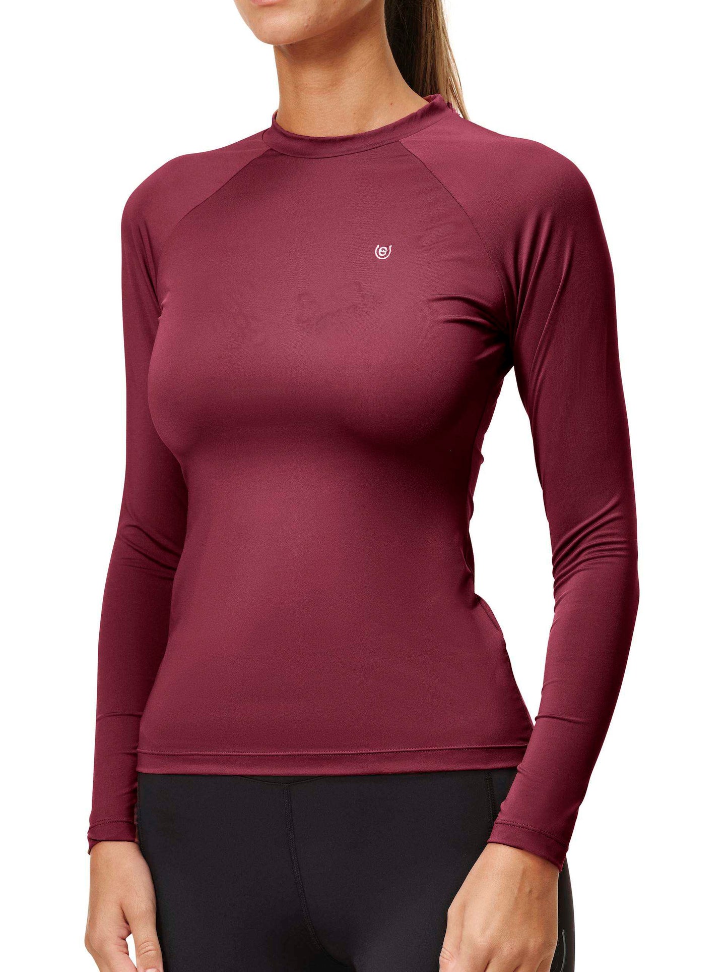 Equestrian Stockholm - FW26 Merlot - Dynamic Base Layer rijtop longsleeve
