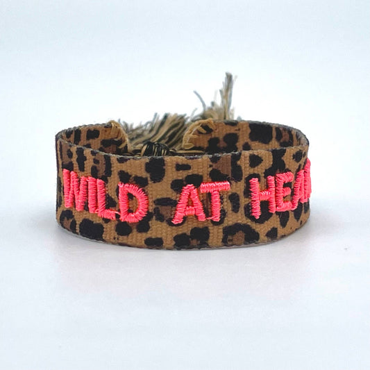 Parsley & Pepper - Bracciale Wild at Heart pantera/rosa neon