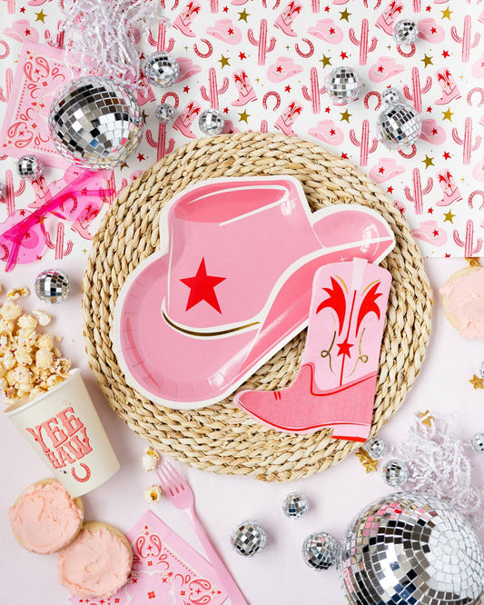 My Mind’s Eye - Hoedvormig papieren bord roze