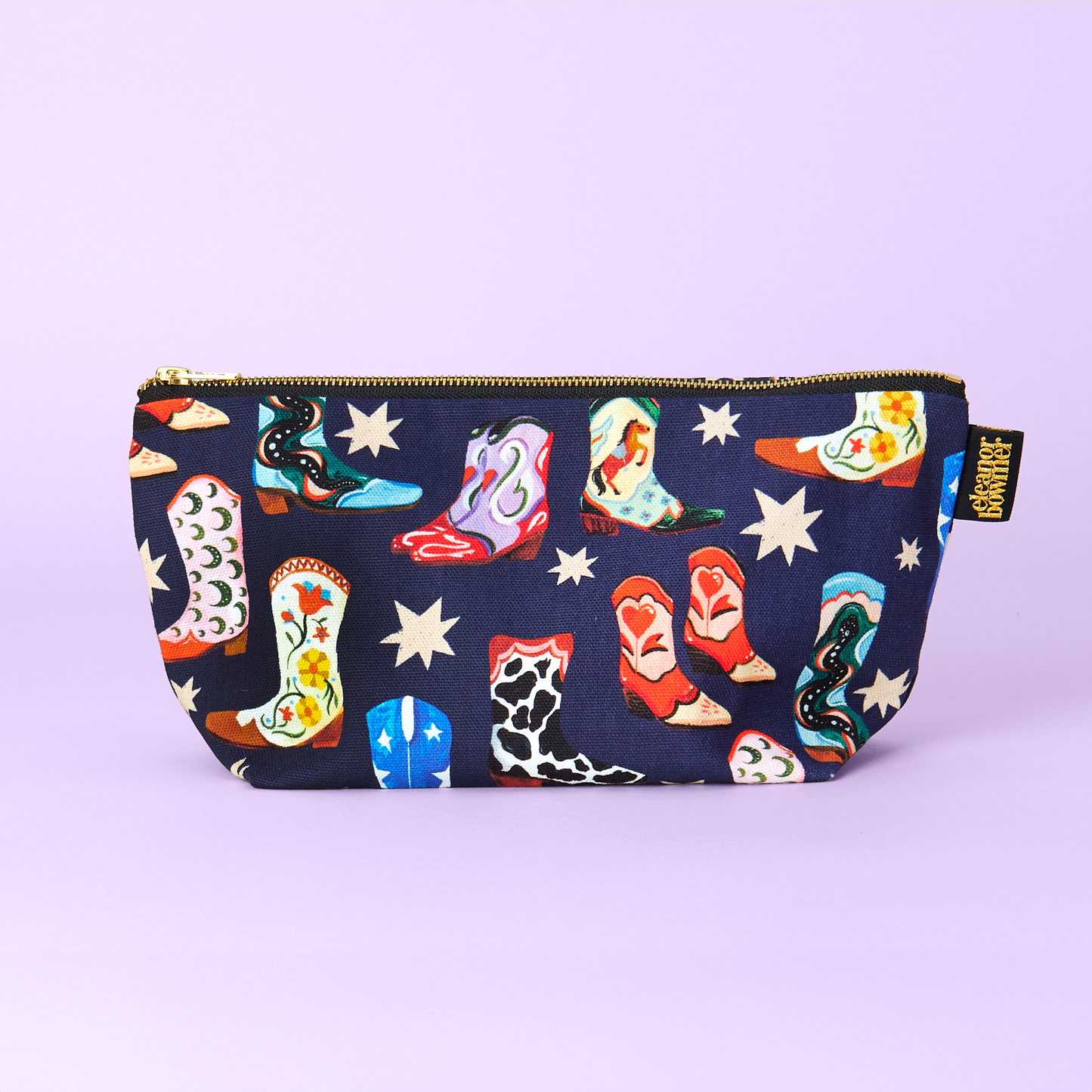 Eleanor Bowmer - Cowboy Boots Zipped Wash Bag