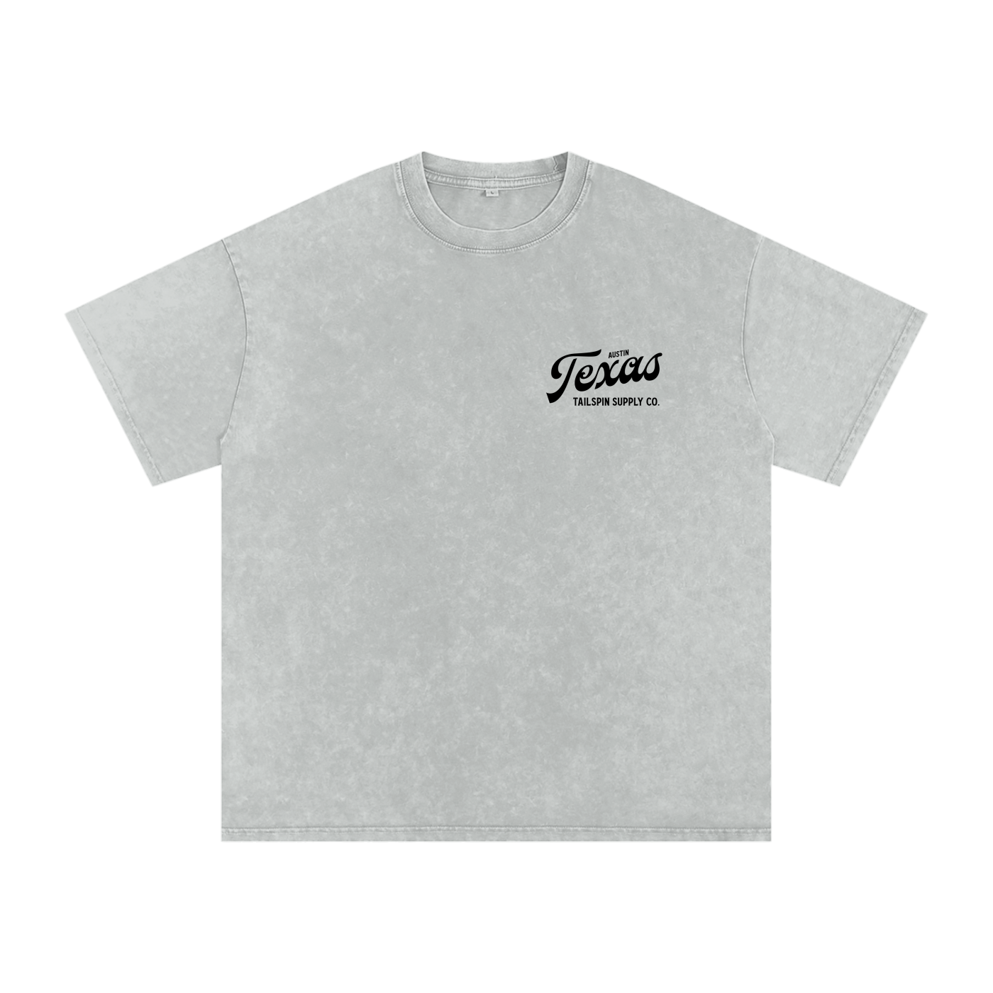 Tailspin - T-shirt unisexe gris clair Longhorn Country Austin Texas