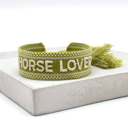 Parsley & Pepper - Horse Lover Armband Olive/Sand
