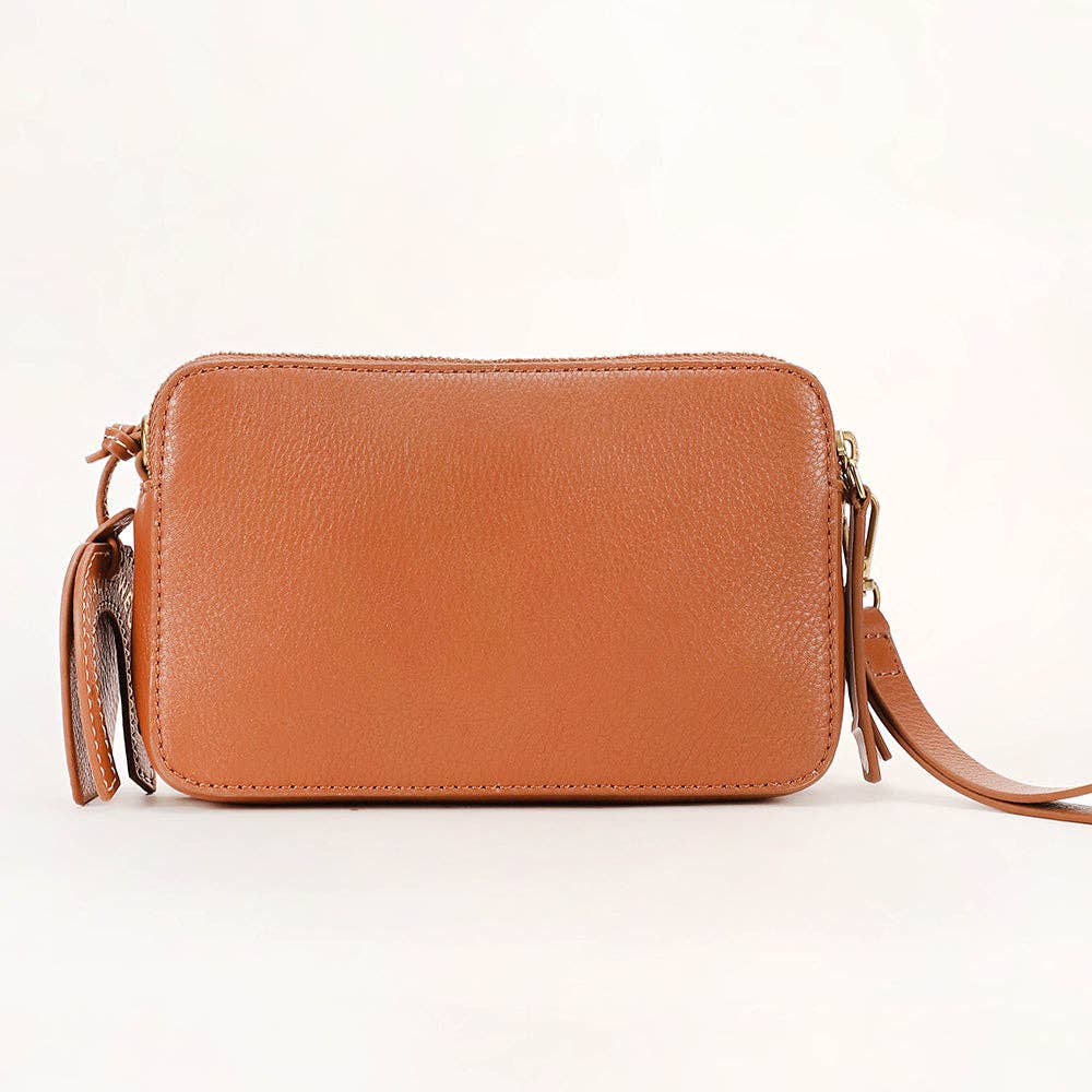Myra Bag - Loyal West Shell Crossbody tasje cognac bruin