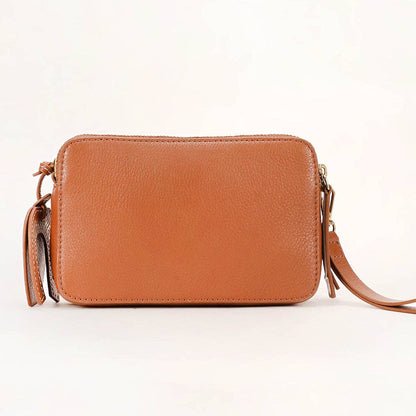 Myra Bag - Loyal West Shell Crossbody tasje cognac bruin