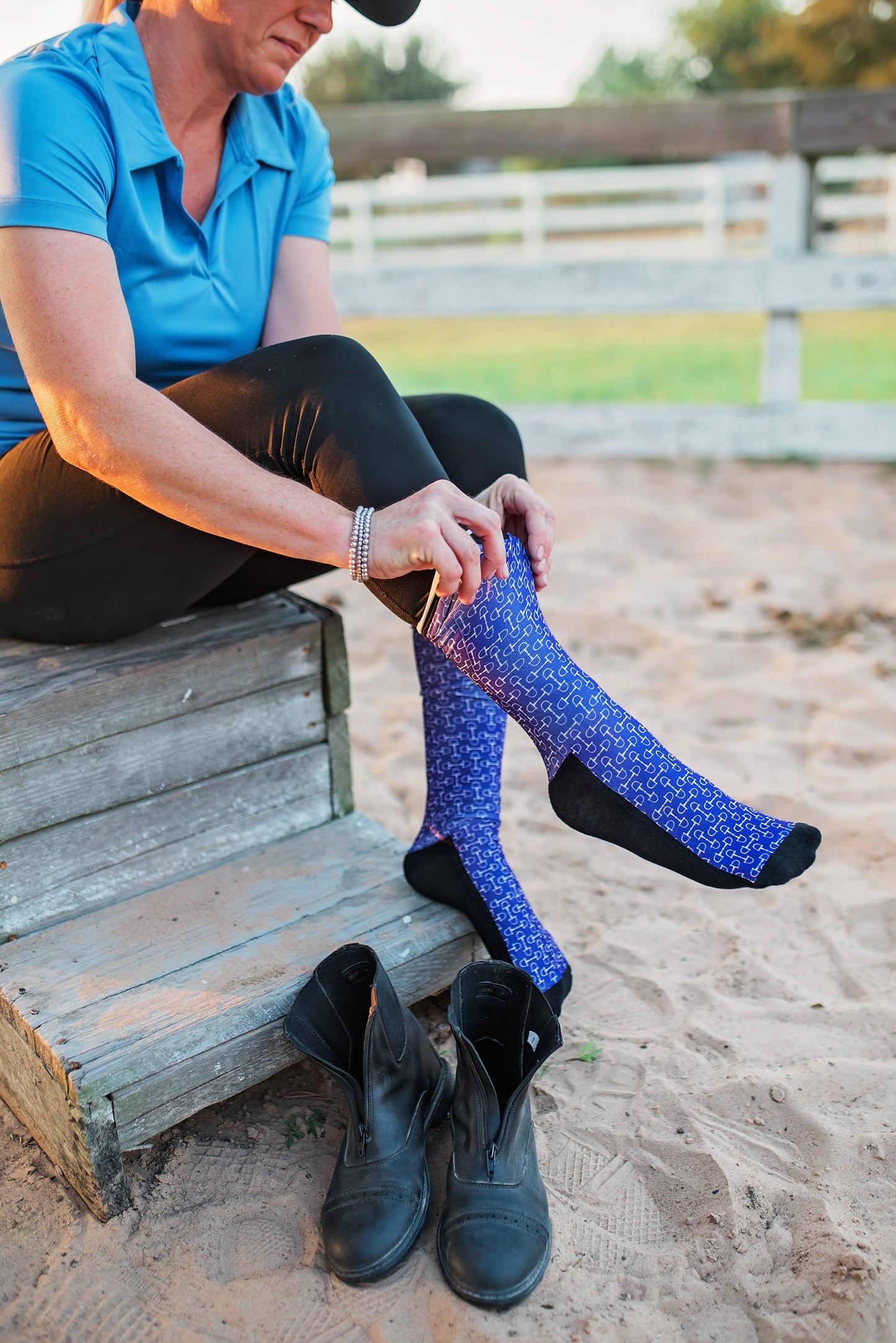 Red Barn - Laarzen sokken rijsokken Snaffle Chic