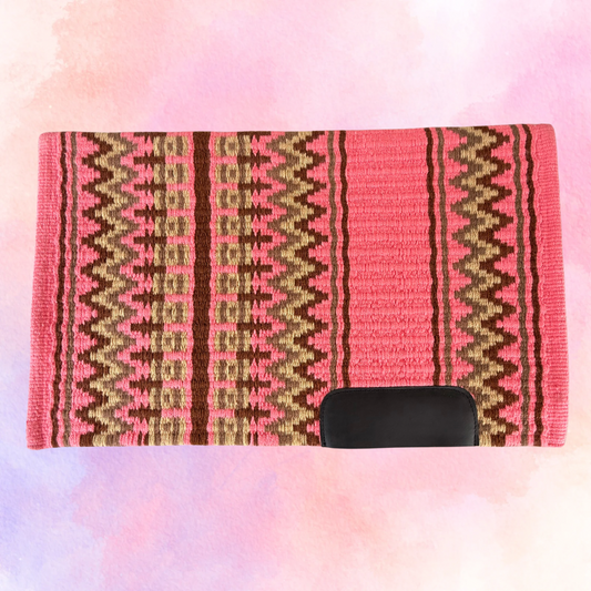 OP=OP - SB018 - Western oversized showblanket B - Zalmroze, camel, bruin