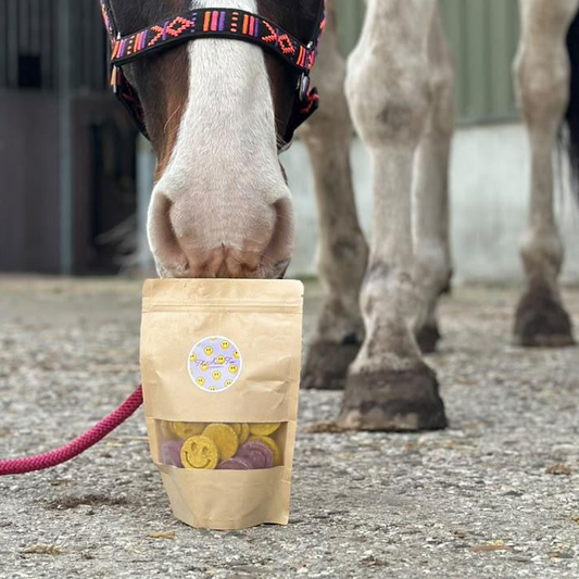 The Horse Tea Company x FMH - Paardenkoekjes Followmyhooves Exclusive Smiley 200gr