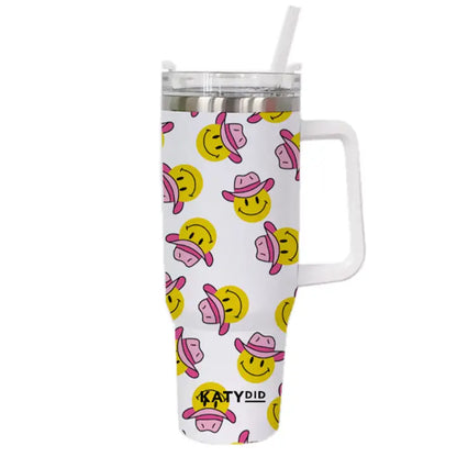 Katydid - Tumbler Smiley Cowboy thermos da 38Oz