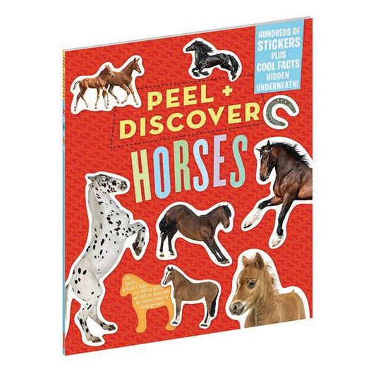 Kelley&amp;Co - Peel &amp; Discover Horse Sticker Book (EN)