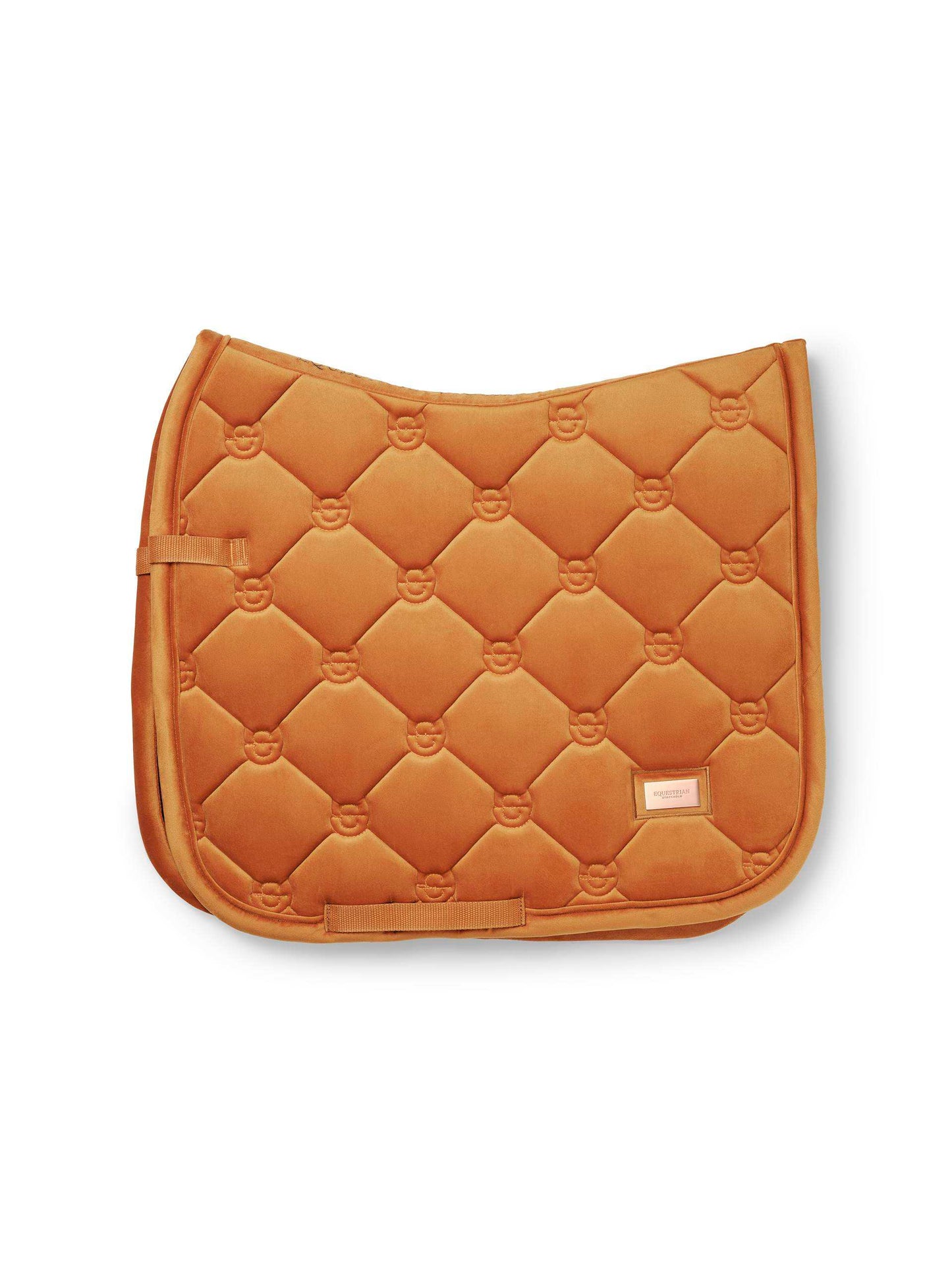 Equestrian Stockholm - FW26 Chestnut - Dressage Saddle Pad Velvet dressuurzadeldek