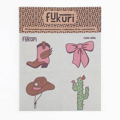 Fukuri - Cowgirl set magische patroonvellen borduren