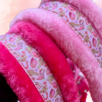 Happy Halsters x FMH - Pink Cowgirl Exclusive halter (faux fur) various colors