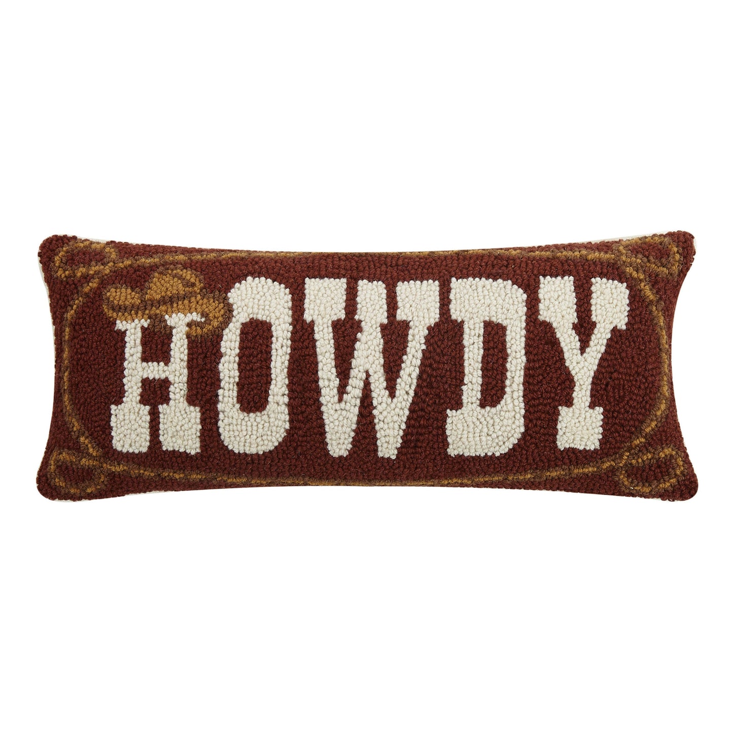 Peking Handicraft - Crocheted Cushion Howdy with Cowboy Hat