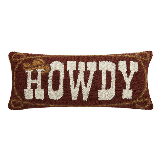 Peking Handicraft - Crocheted Cushion Howdy with Cowboy Hat