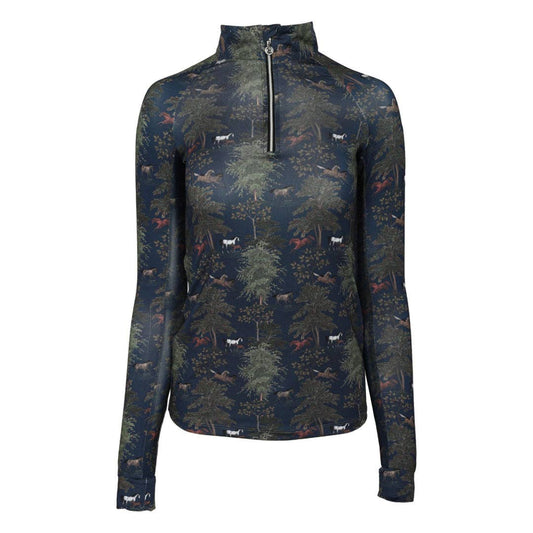 Dapplebay - Autumn Toile Long Sleeve Riding Top