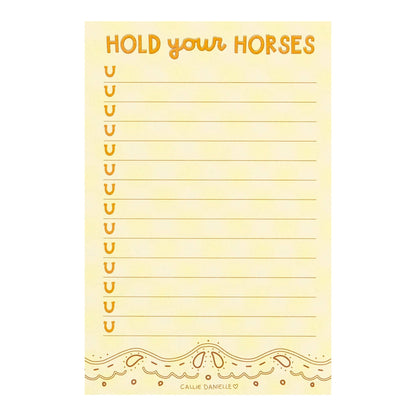 Callie Danielle - Bloc-notes Hold your horses