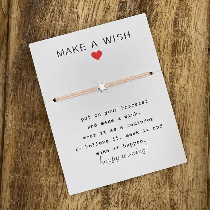 Parsley & pepper - Braccialetto Make a Wish (diversi colori)