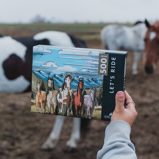 The Montana Scene - Puzzle Let's Ride 500 pezzi