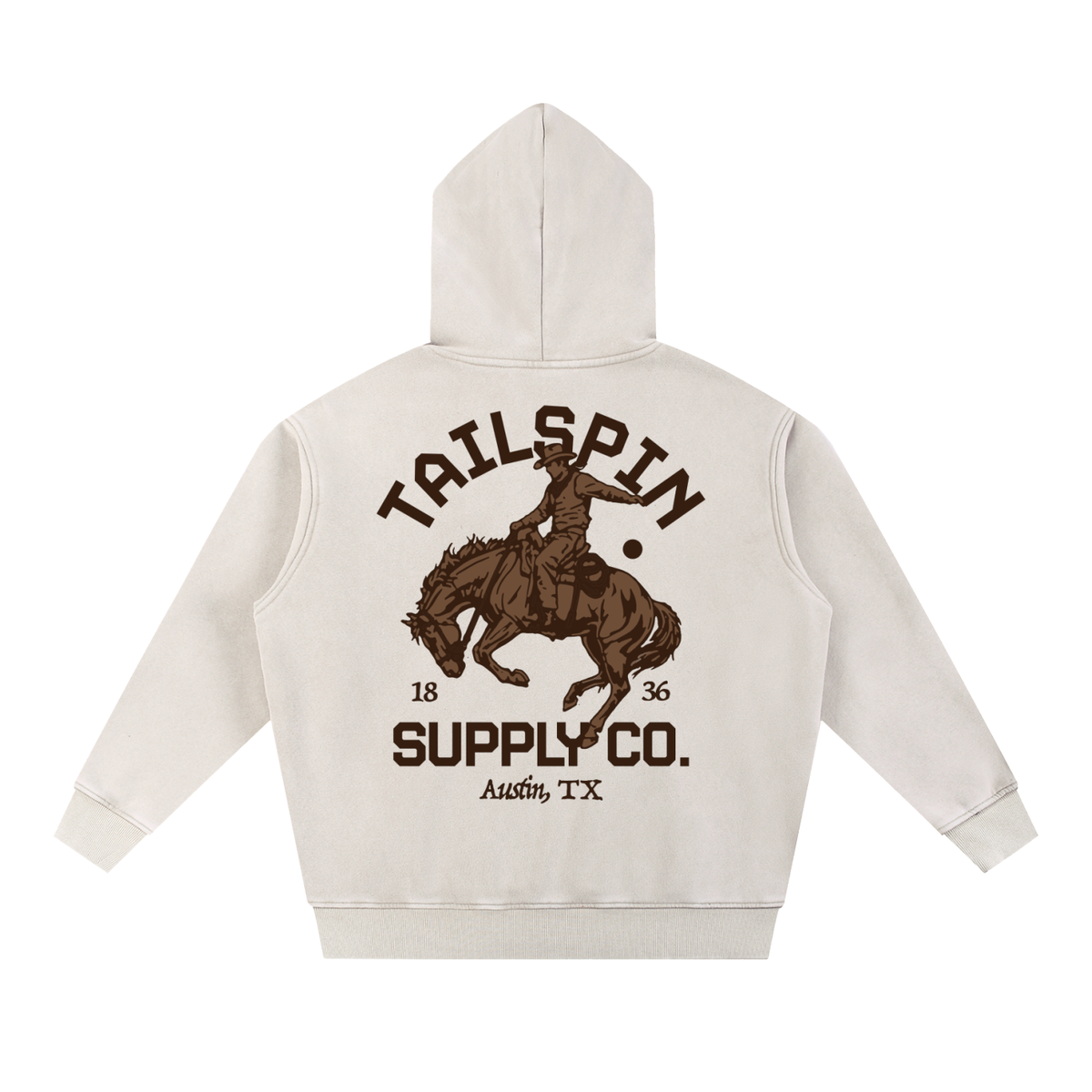 Tailspin - Western hoodie unisex Austin Texas Lone Star State