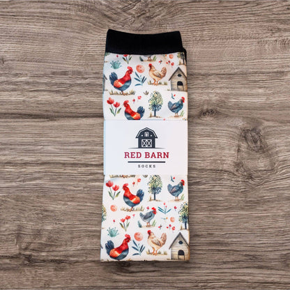 Red Barn - Stiefelsocken Reitsocken Country Cluckers
