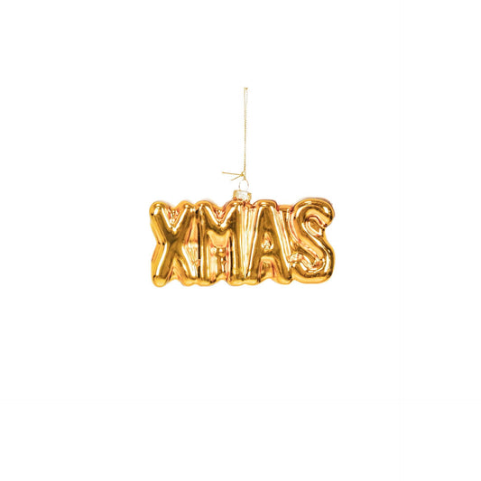 Housevitamin - Kerstornament goud XMAS