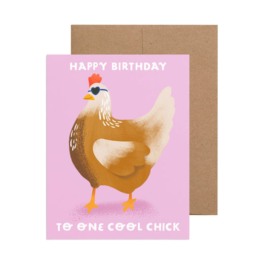 Ana Peake - Coole Chick Verjaardagskaart Happy Birthday