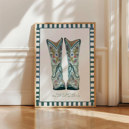 Seven Icons - Kunstdruk Print Cowgirls don't cry A4/A3/A2