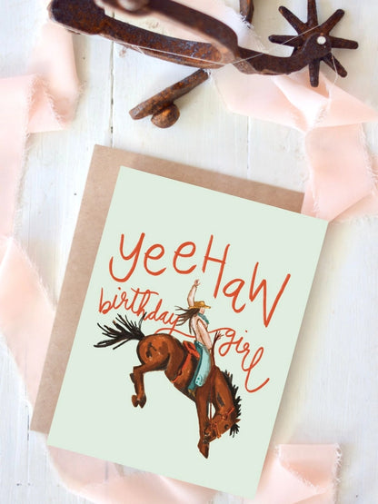 Tirzah Lane - Greeting card Yeehaw Birthday Girl