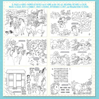 Girl Nation - Paarden Vakantieboek (Puzzelboek, kleurboek, activiteitenboek)