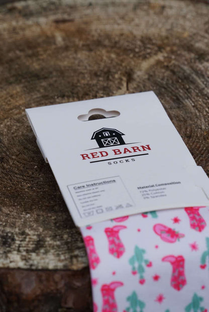 Red Barn - Stiefelsocken Reitsocken Cactus Crush