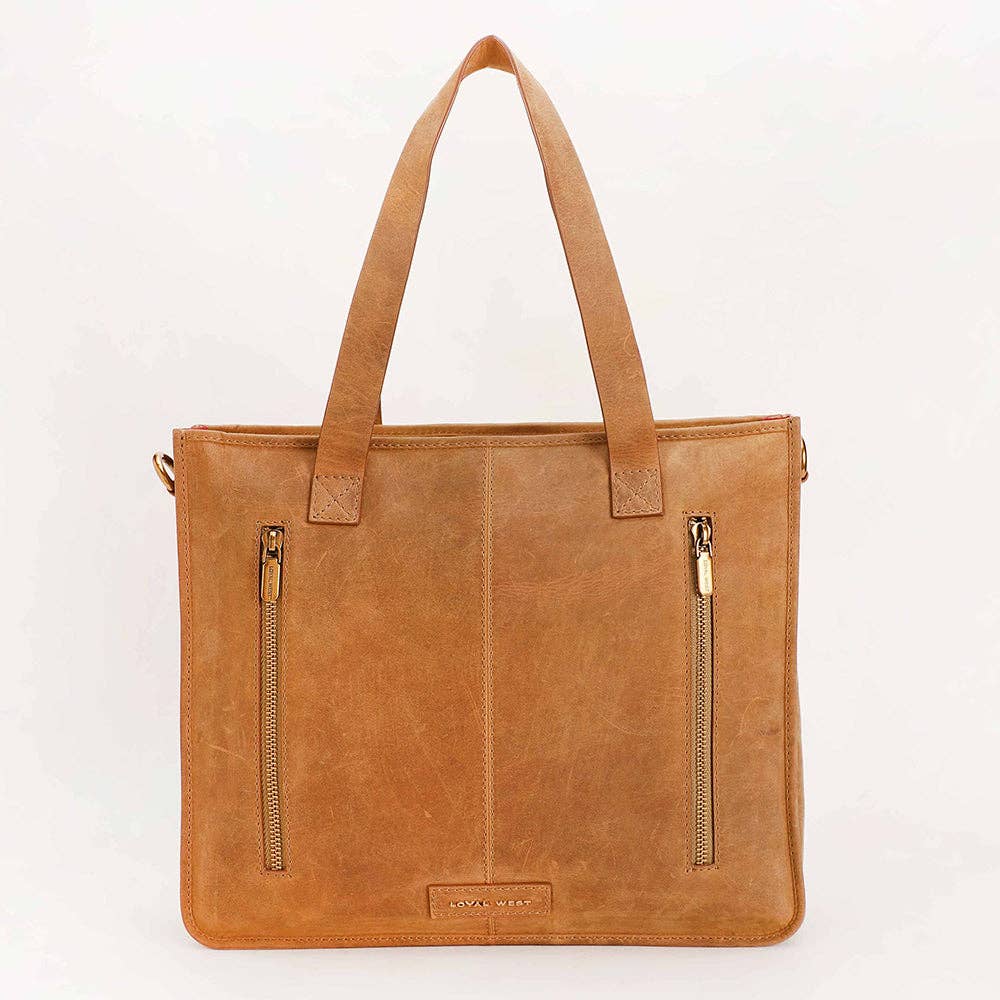 Myra Bag - Loyal West Country Tas roze wol en leder