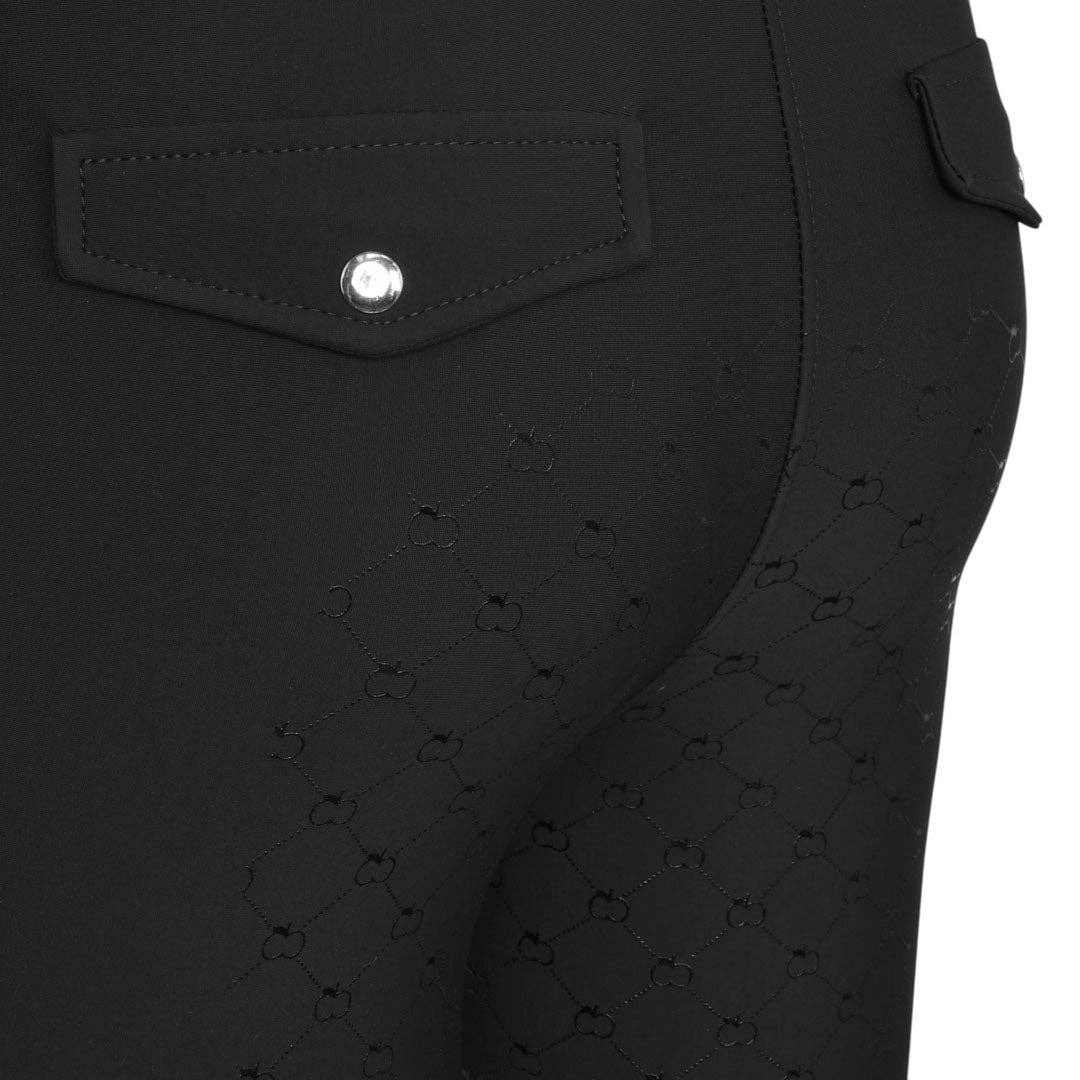 Dapplebay - Winter Essential Full Seat Tights zwart warme fleece rijlegging
