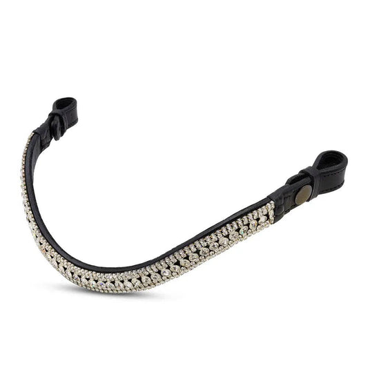 Grewal Equestrian - Crystal Bling Snap Browband