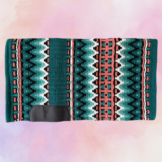 OP=OP - SB037 - Western oversized SHORT showblanket A - Zeegroen, terra