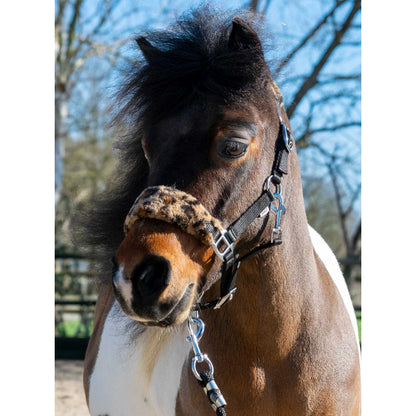 HB - Showtime Funny Luipaard Fleece halster