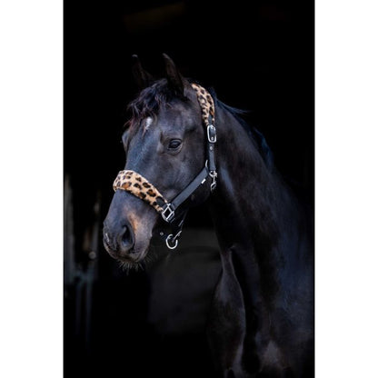 HB - Showtime Funny Luipaard Fleece halster