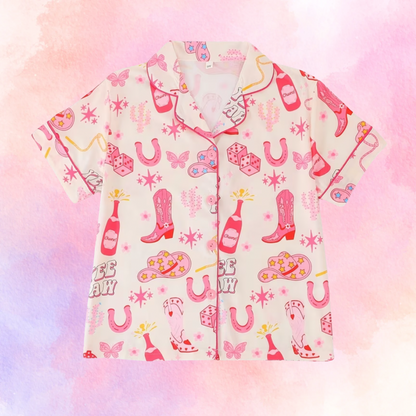 FMH - Children's Summer Pajama Set/Loungewear Pony Party