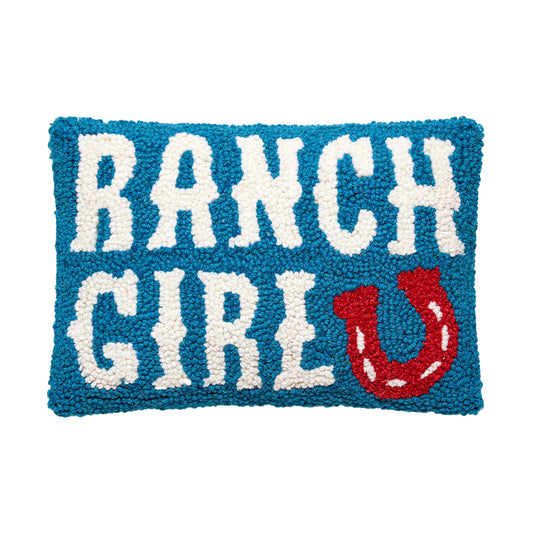 Peking Handicraft - Crocheted Ranch Girl Cushion