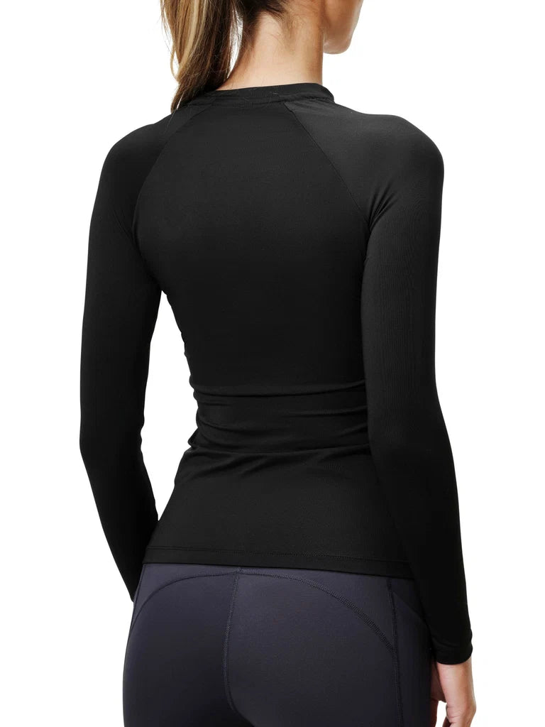 Equestrian Stockholm - Core Collection - Black Dynamic Base Layer haut d’équitation à manches longues