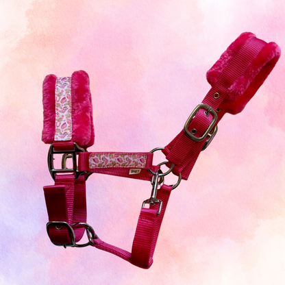 Happy Halsters x FMH - Pink Cowgirl Exclusive halter (faux fur) various colors